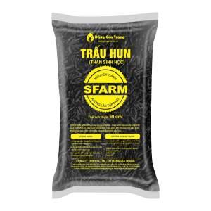 Trấu hun SFARM mặt sau