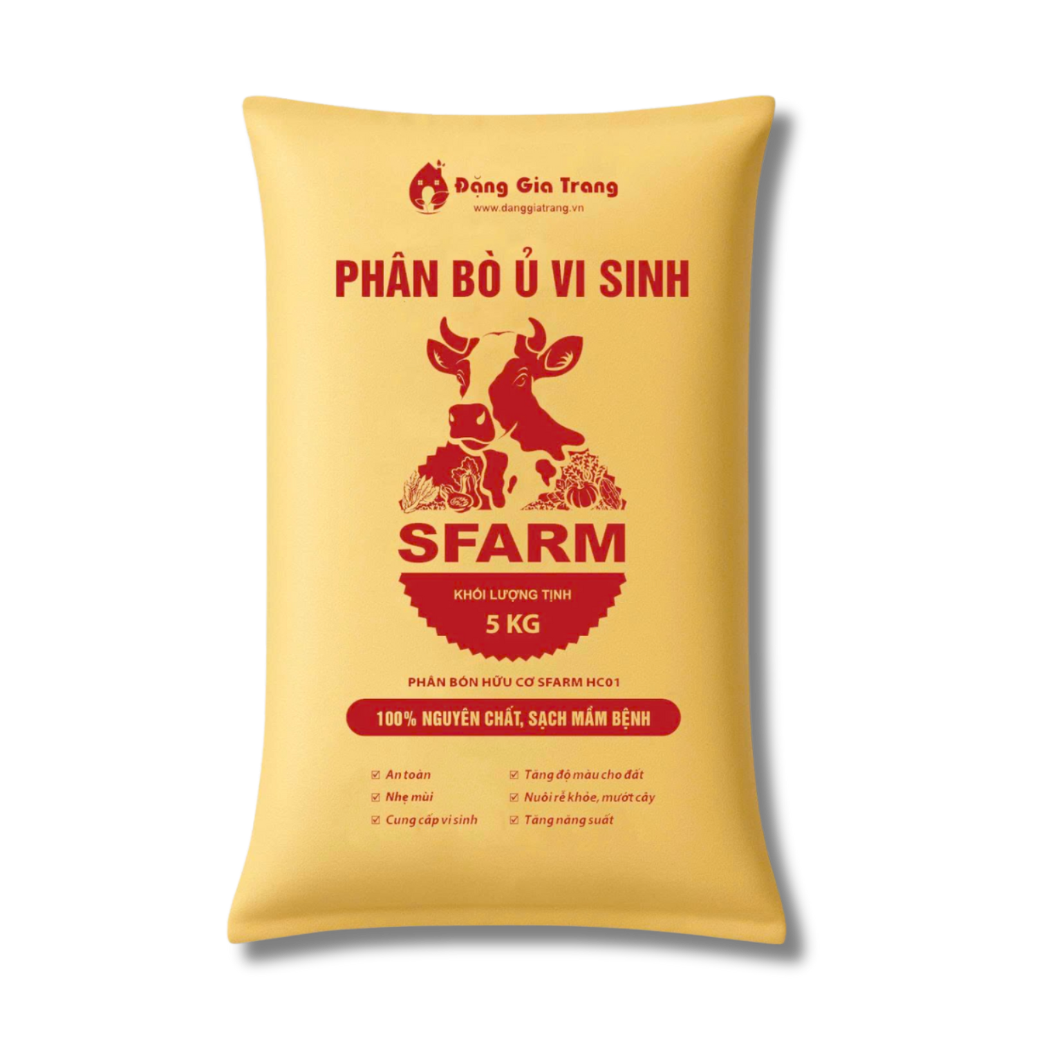 Phân bò hữu cơ vi sinh SFARM