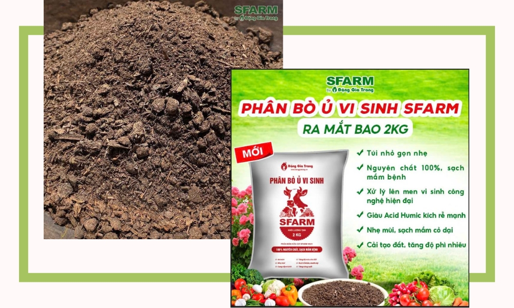 SFARM - đơn vị cung cấp sỉ phân bỏ ủ vi sinh chất lượng