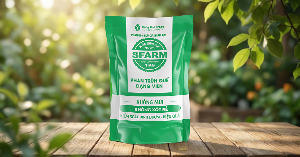 Phân trùn quế dạng viên nén cho cây trồng SFARM - Ảnh 3