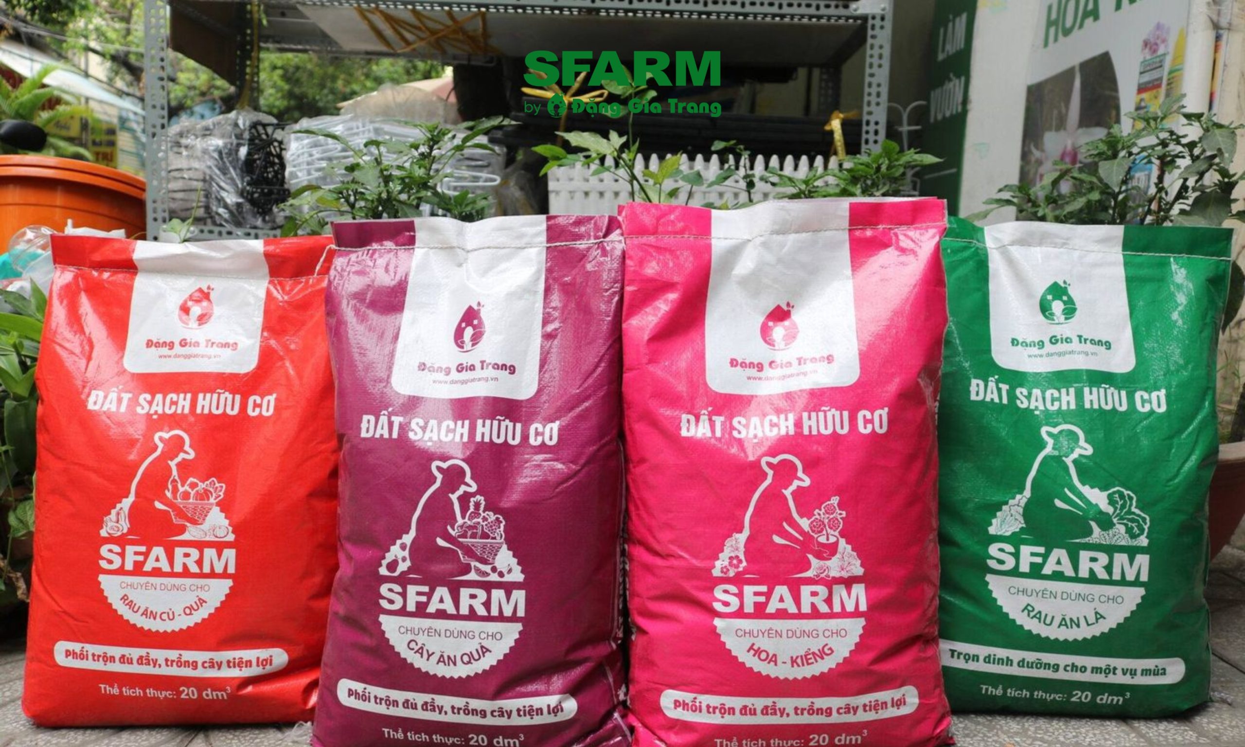 SFARM bán sỉ đất sạch trồng rau với giá cả hợp lý