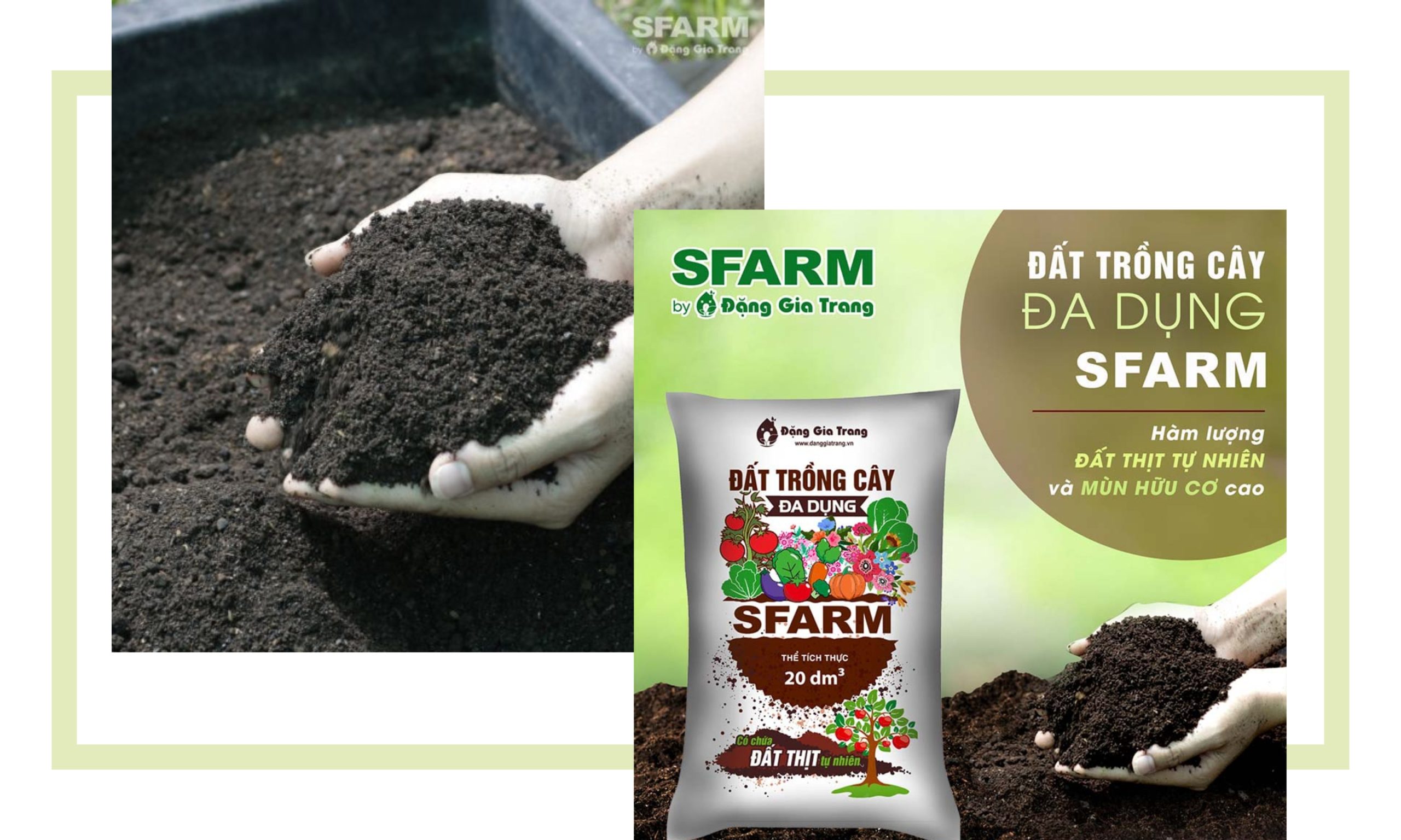 SFARM chuyên bán sỉ đất sạch trồng rau đa dụng