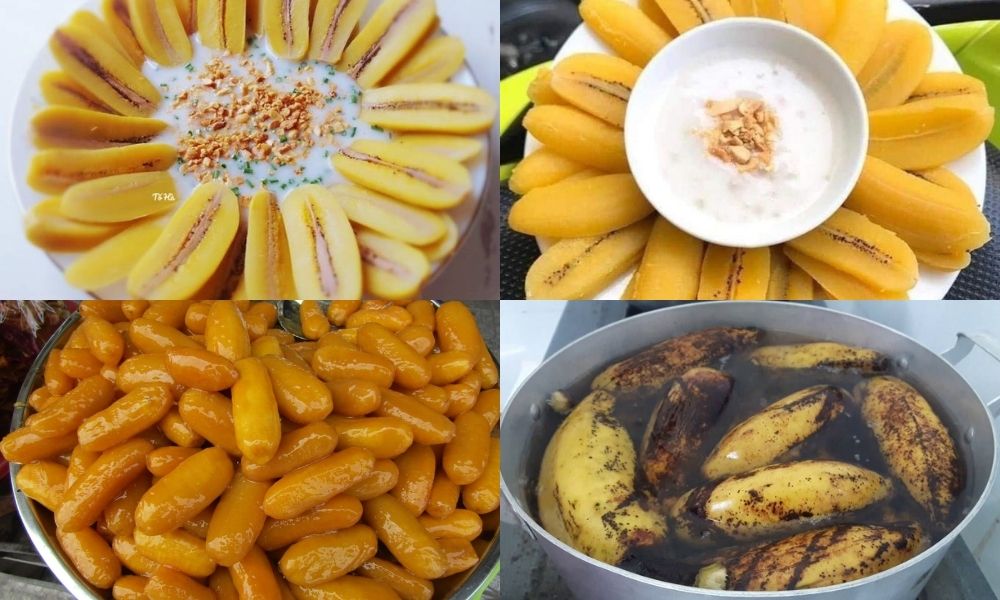 Những món ăn ngon nấu từ chuối sáp Những món ăn ngon nấu từ chuối sáp