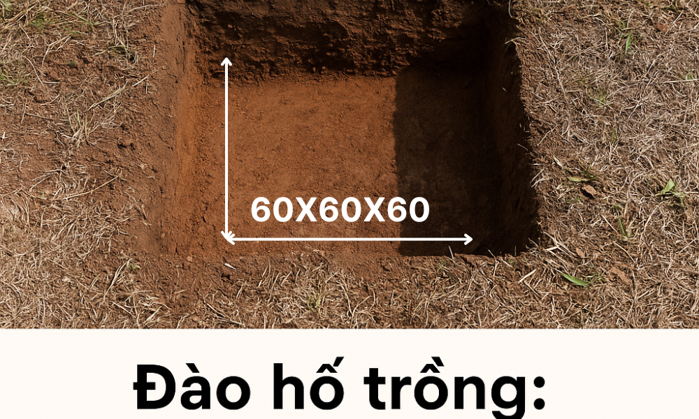 Chuẩn bị hố và bón lót