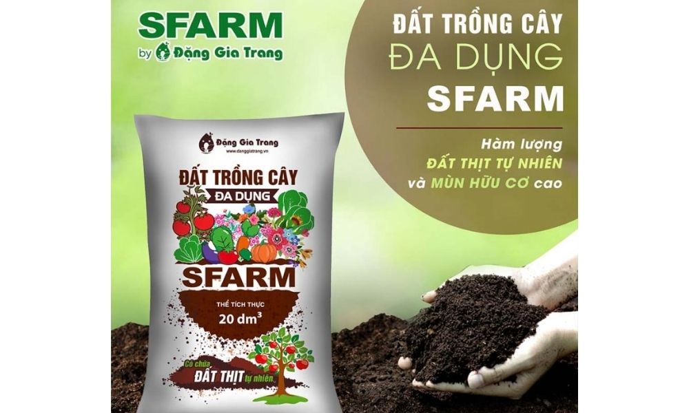 Đất trồng cây đa dụng Sfarm, phù hợp cho nhiều loại cây trồng Đất trồng cây đa dụng Sfarm, phù hợp cho nhiều loại cây trồng