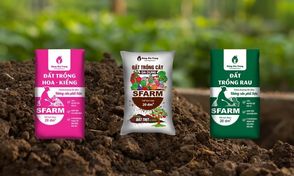 Bạn có thể phối trộn phân với các dòng đất trồng của SFARM Bạn có thể phối trộn phân với các dòng đất trồng của SFARM