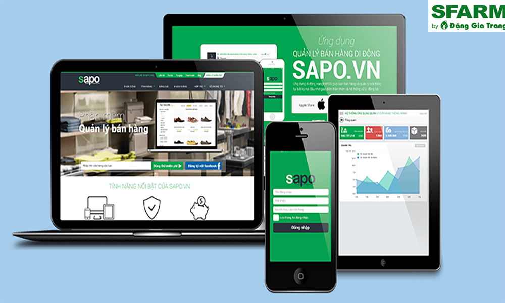 Sapo POS – mạnh về đa kênh và kho hàng