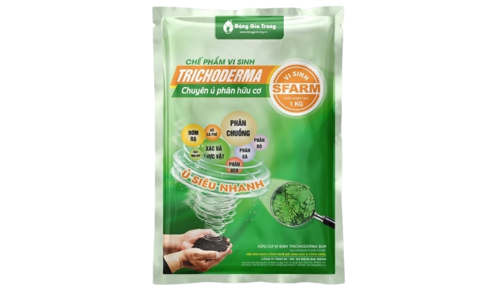 Sản phẩm Trichoderma chuyên ủ phân hữu cơ
