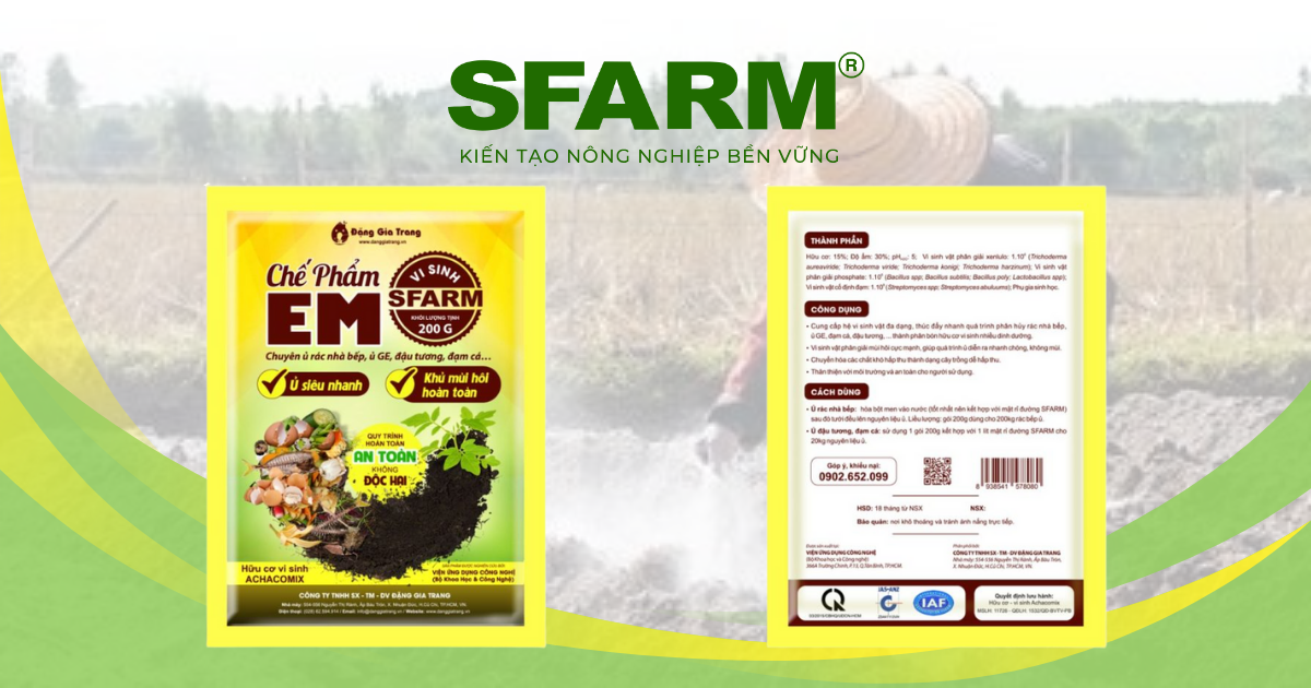 Chế phẩm sinh học EM của SFARM