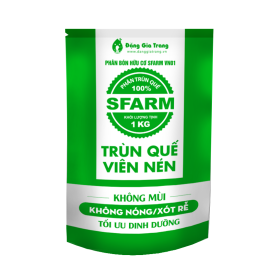 Phân trùn quế dạng viên tan nhanh SFARM (1kg)