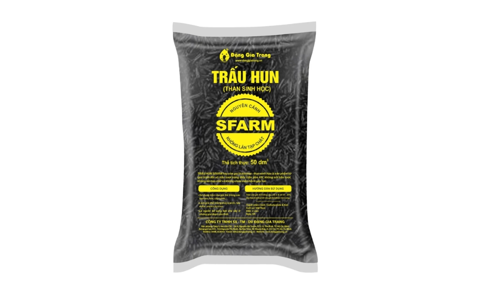 Biochar- trấu hun