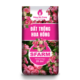 Đất trồng hoa hồng SFARM – 20 lít (~ 8 – 9kg)