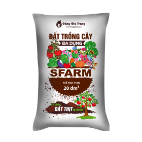 Đất trồng cây đa dụng SFARM – 20 lít (~14kg)