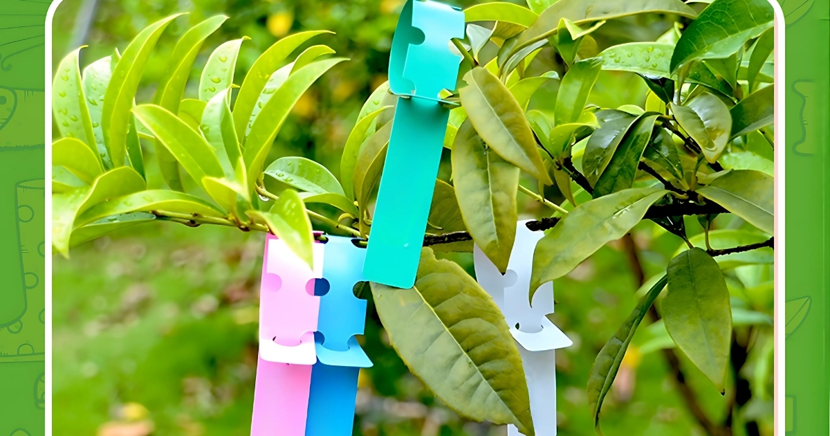 Viết tên lên giấy để nhớ vị trí gieo hạt