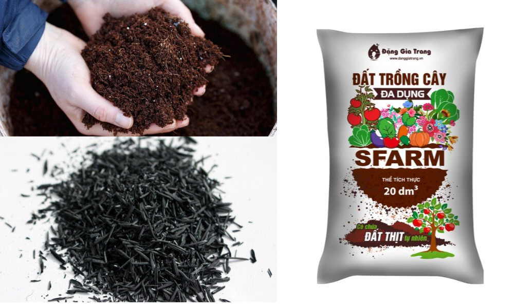 Tận dụng than trấu để ủ phân hữu cơ hoặc trộn vào đất trồng cây