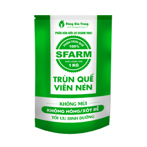 Phân trùn quế dạng viên tan nhanh SFARM (1kg)
