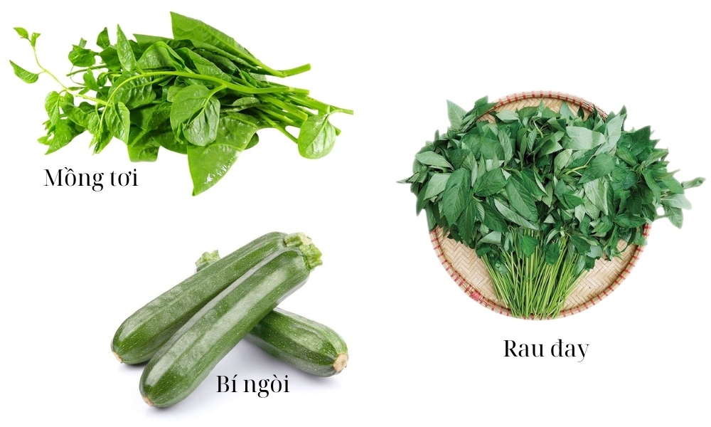 Rau mùa thu miền Nam: Mồng tơi, rau đay, bí ngòi