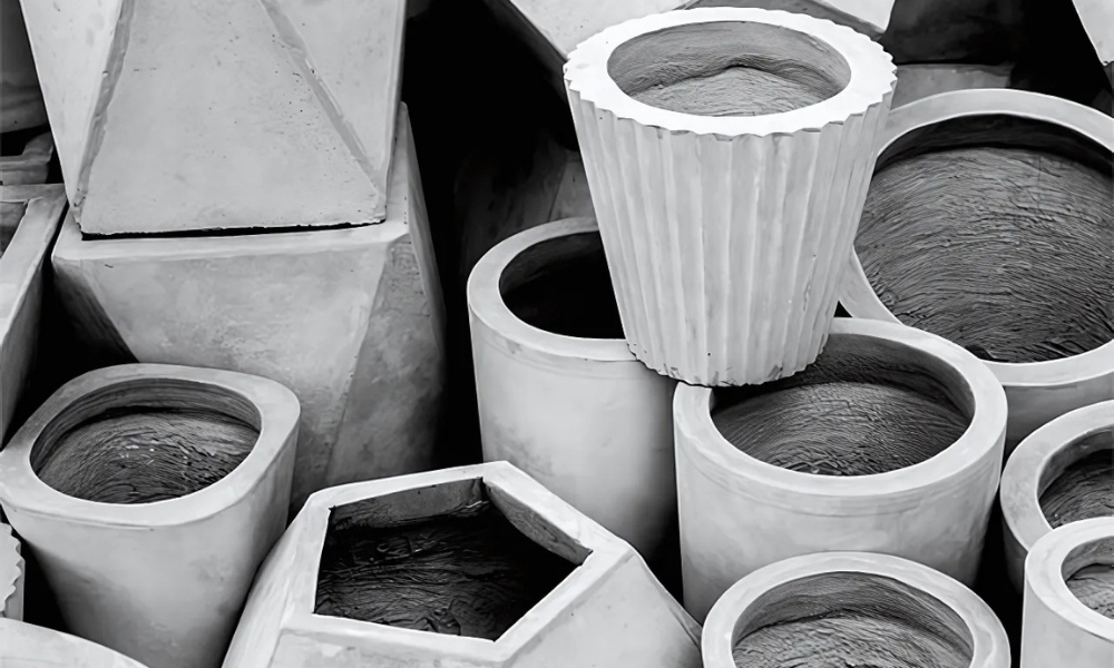 Lựa chọn chậu xi măng để trồng cây hoa sứ