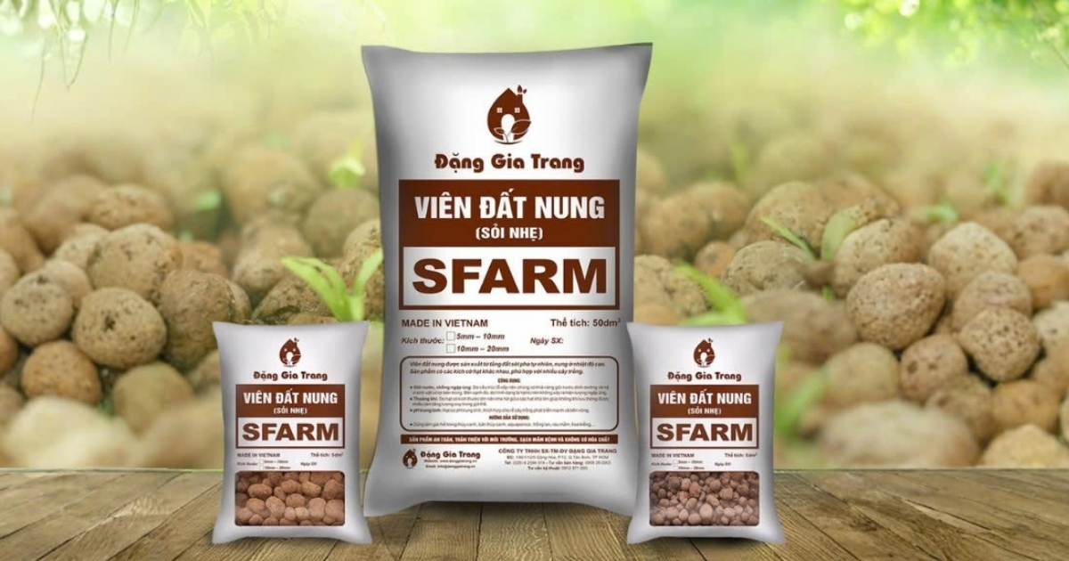 SFARM là thương hiệu hàng đầu trong sản xuất và phân phối viên đất nung