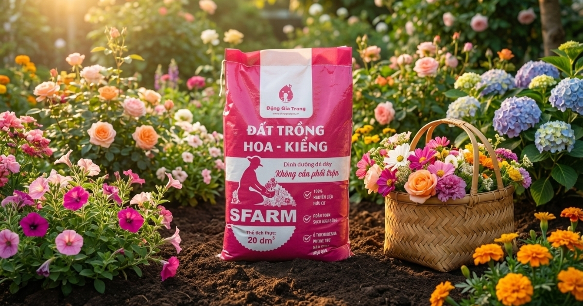 Đất trồng hoa kiểng chuyên dụng cho hoa cảnh Đất trồng hoa kiểng chuyên dụng cho hoa cảnh