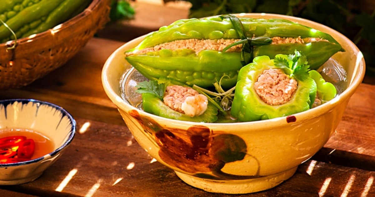 Canh khổ qua vào dịp Tết mang ý nghĩa “khổ qua, sướng tới”