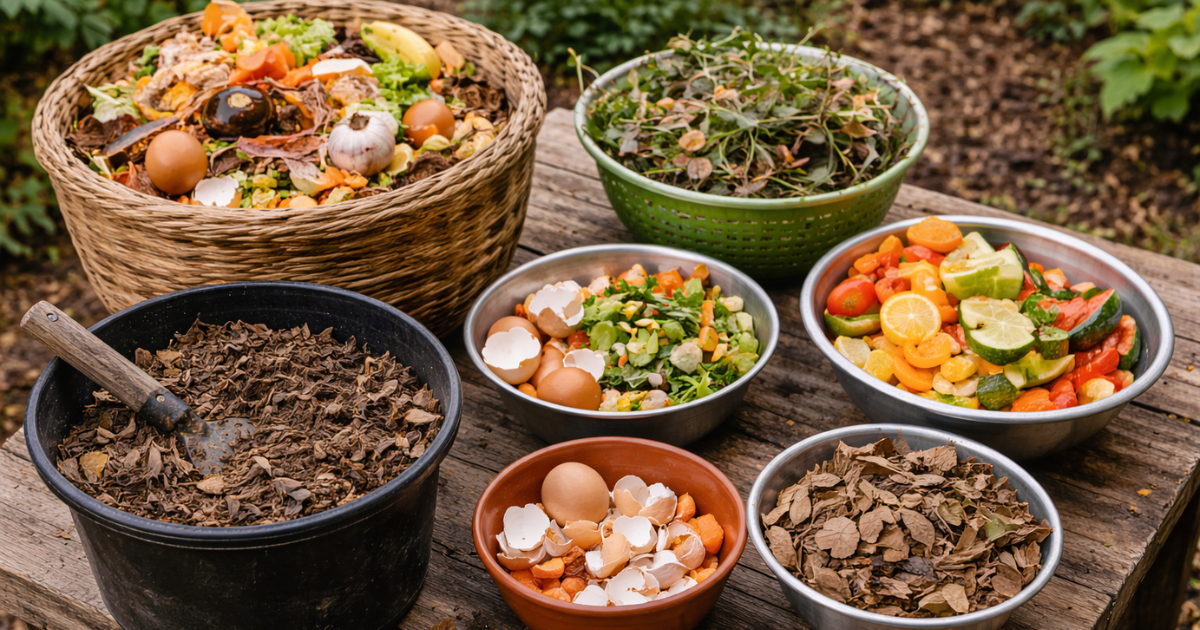 Làm đất mùn từ rác hữu cơ