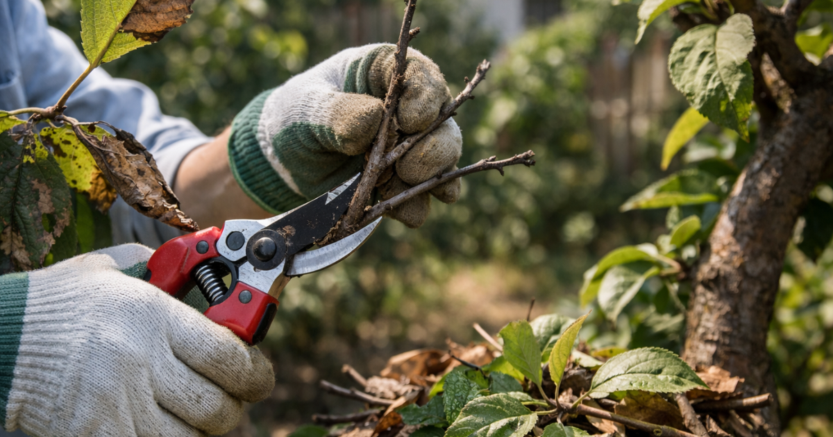 Cắt tỉa cây định kỳ giúp cây thông thoáng