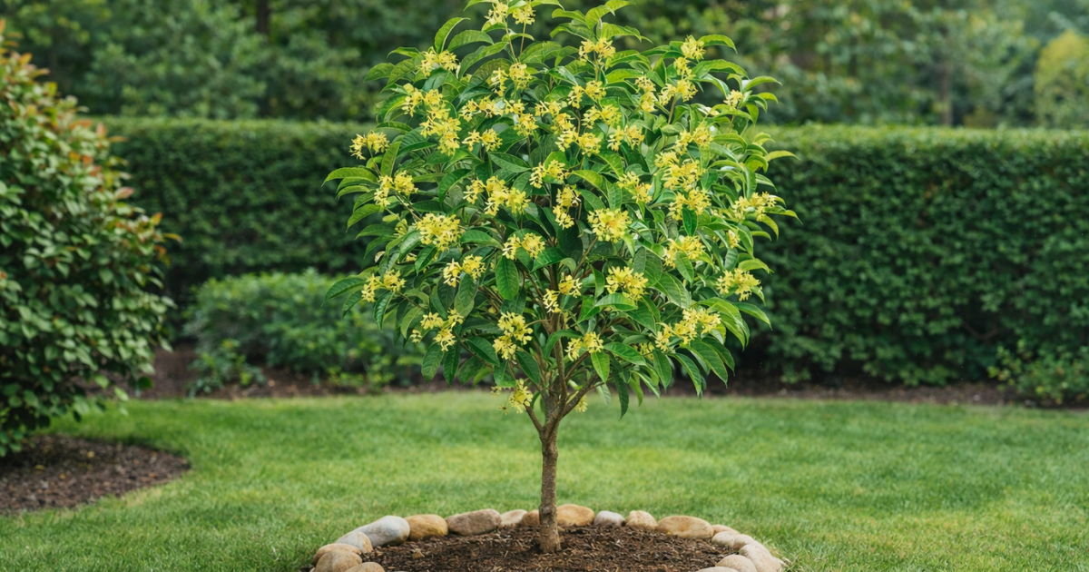 Trồng cây mộc hương trong sân vườn