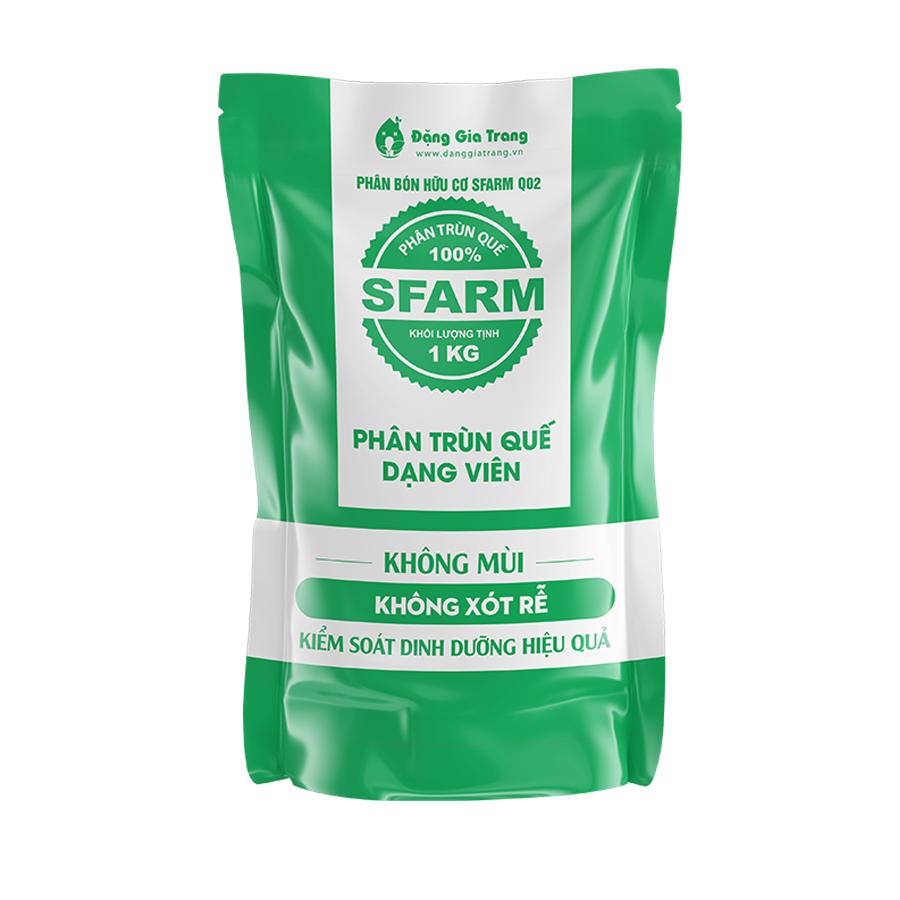 Phân trùn quế dạng viên tan nhanh SFARM (1kg)