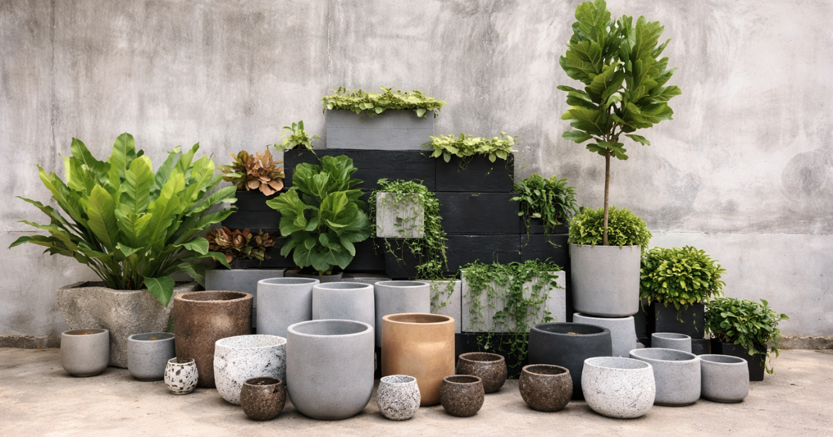 Chọn chậu trồng phù hợp